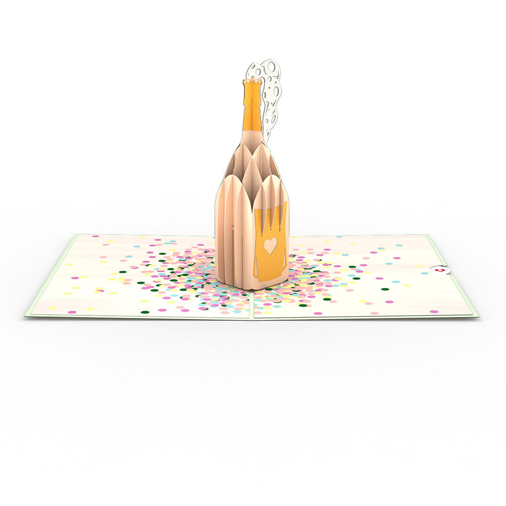 Champagne Pop Pop-Up Card