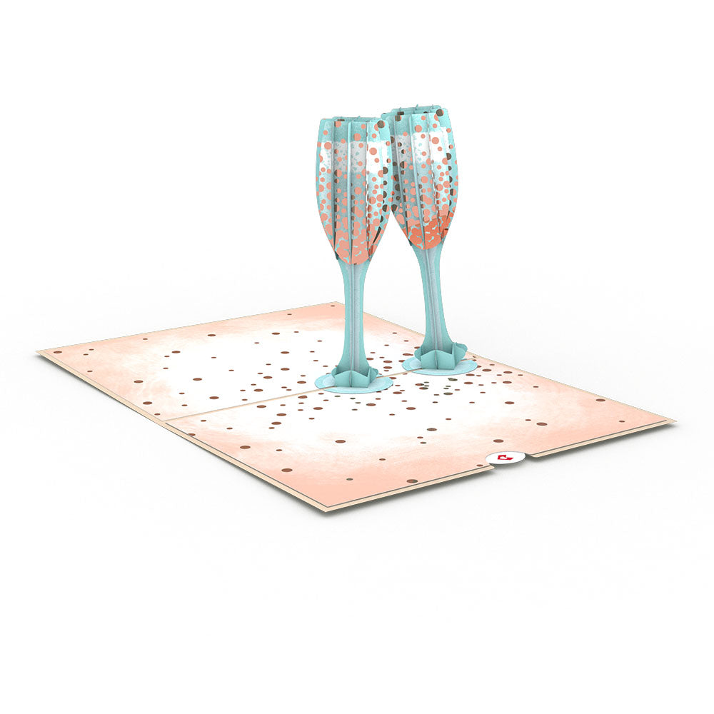 Champagne Toast Pop-Up Card