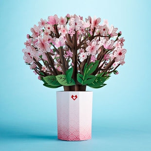 Cherry Blossom Bouquet greeting card -  Lovepop