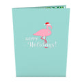 Festive Flamingo Pop-Up Card