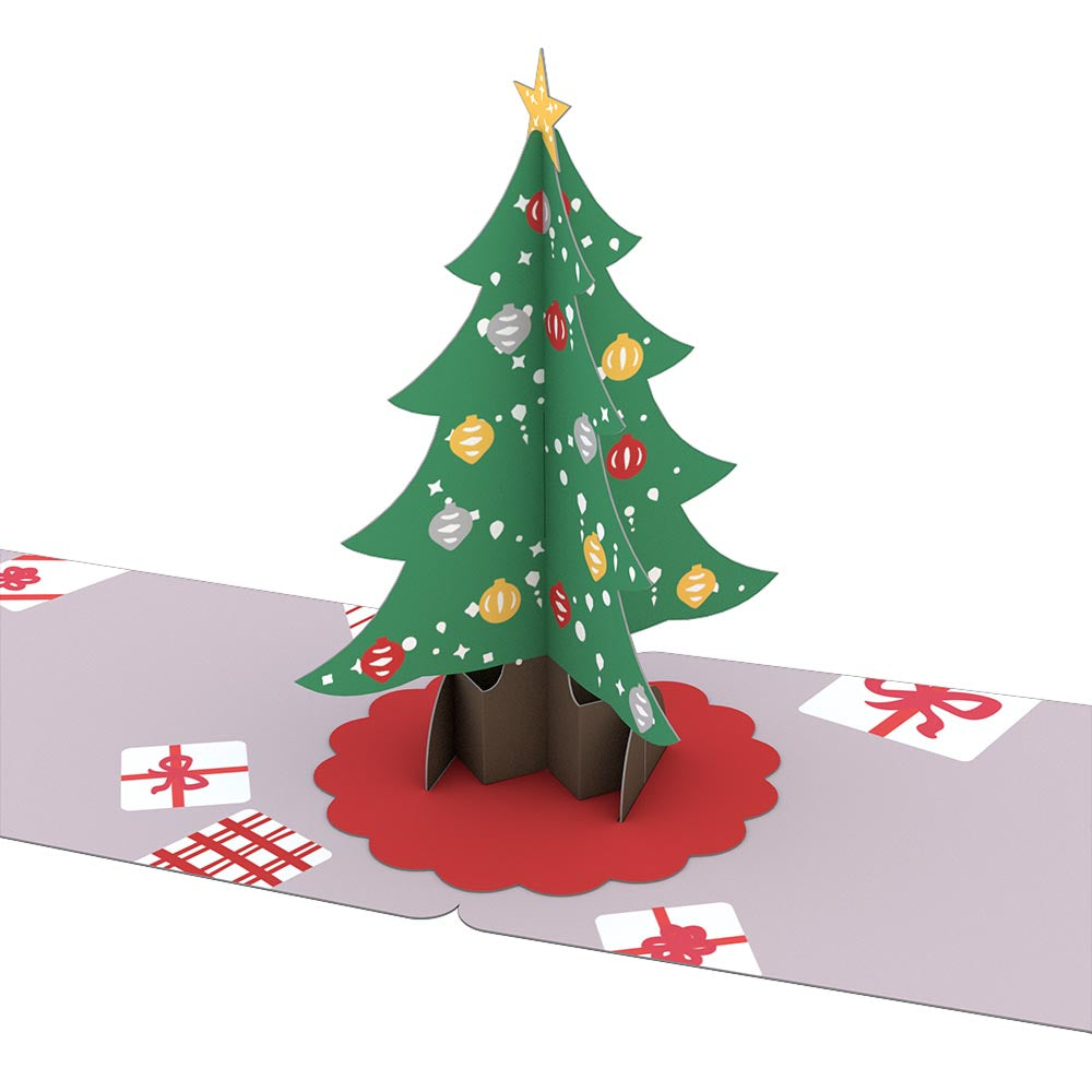 Gift Tag 4-Pack: Christmas Tree