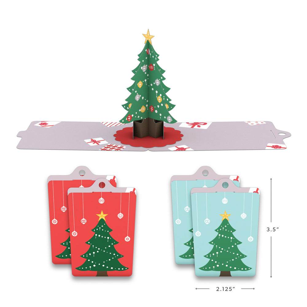 Christmas Tree Gift Tag Template