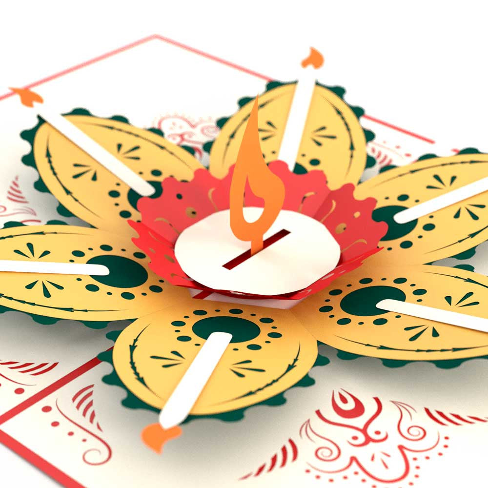 Pop Up Diwali Card