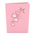Dogwood Love Scene Purple Same Sex Male Pop-Up Card