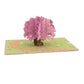 Dogwood Love Scene Purple Same Sex Male Pop-Up Card