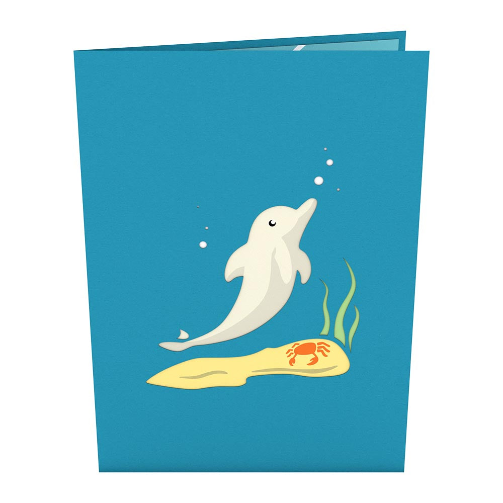 Dolphins Pop-Up Card