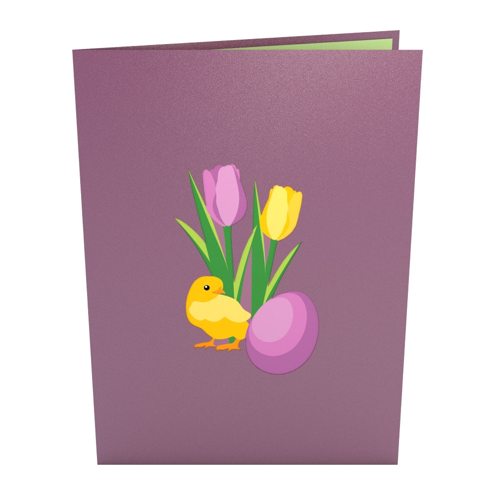 Easter Bunny with Egg Pop-Up Card
