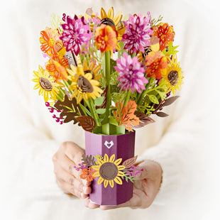 Sunflower Bouquet greeting card -  Lovepop