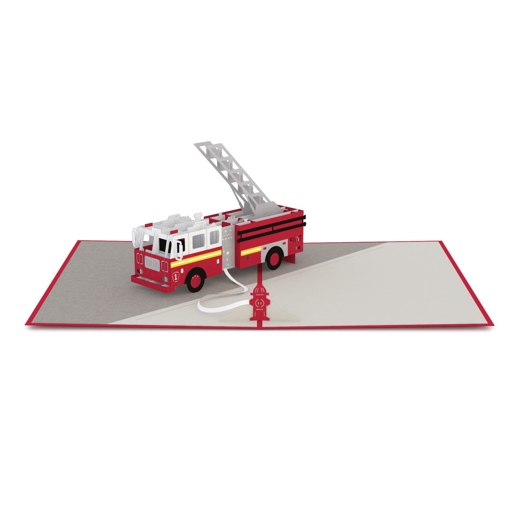 Fire Truck Pop-Up Card