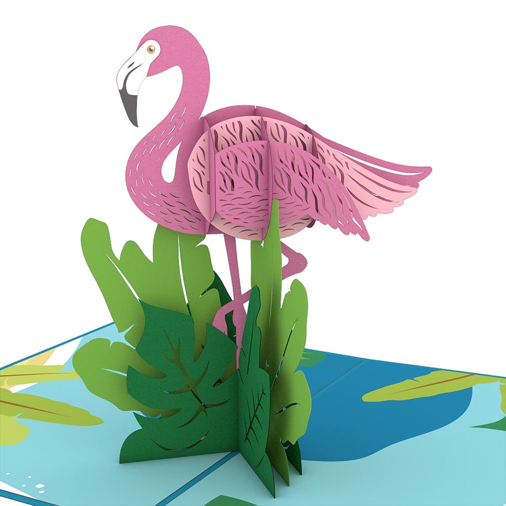 Flamingo Pop up Card