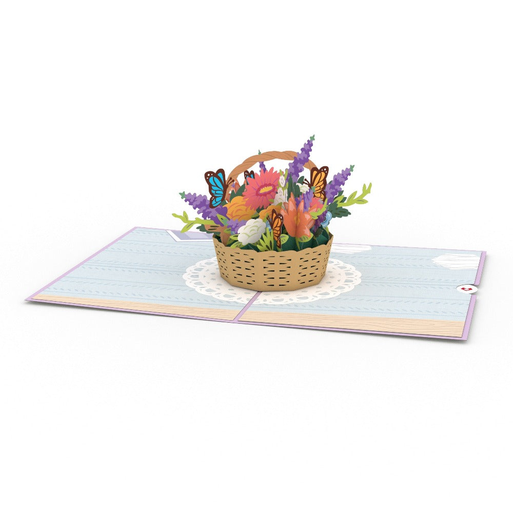 Flower Basket Pop-Up Card
