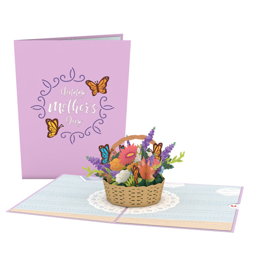 Mother's Day Flowers Pop-Up Card