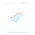 Get Well Whale Pop-Up Card
