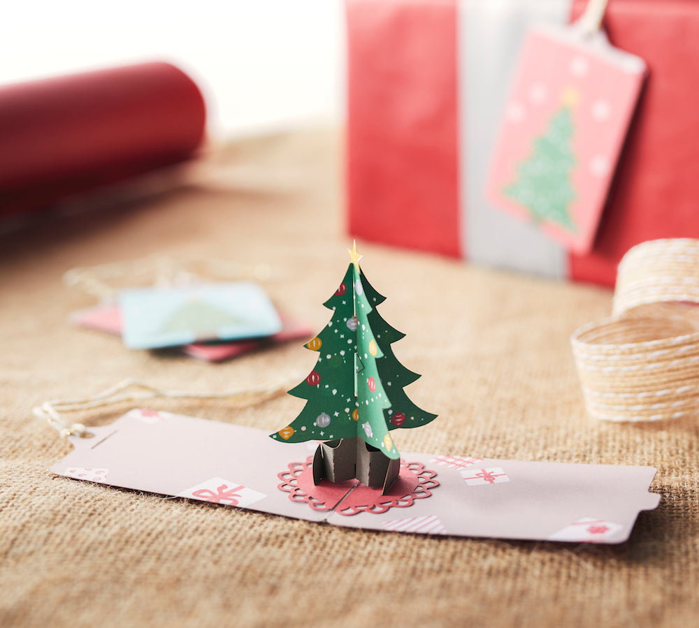 Gift Tag 4-Pack: Christmas Tree