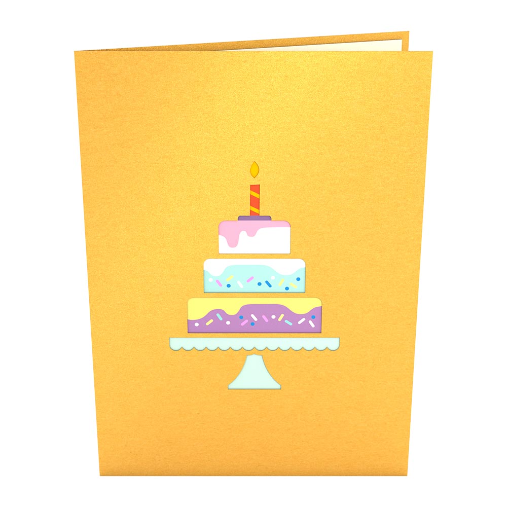 Happy Birthday Cake Pop up Card
