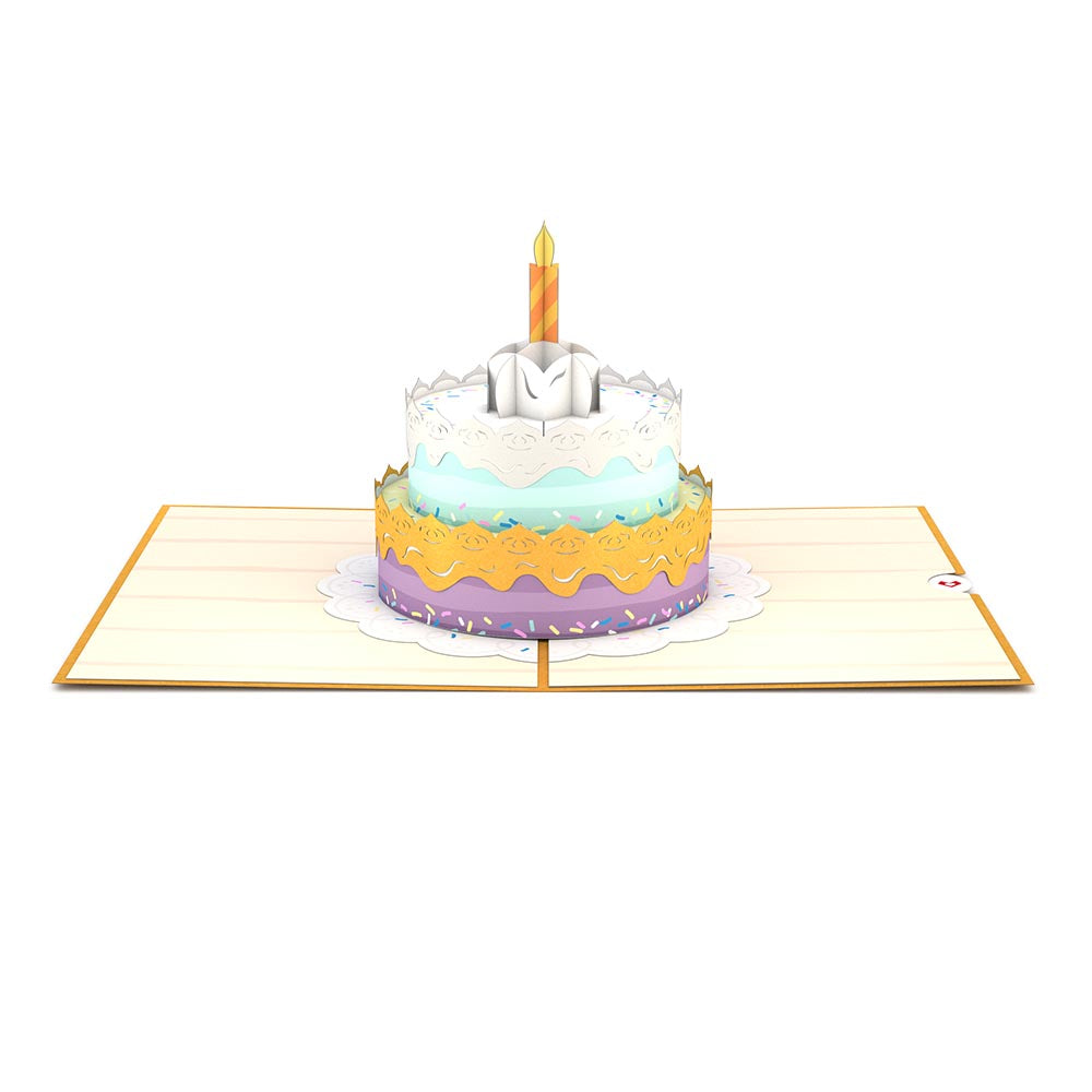 Happy Birthday Cake Pop up Card