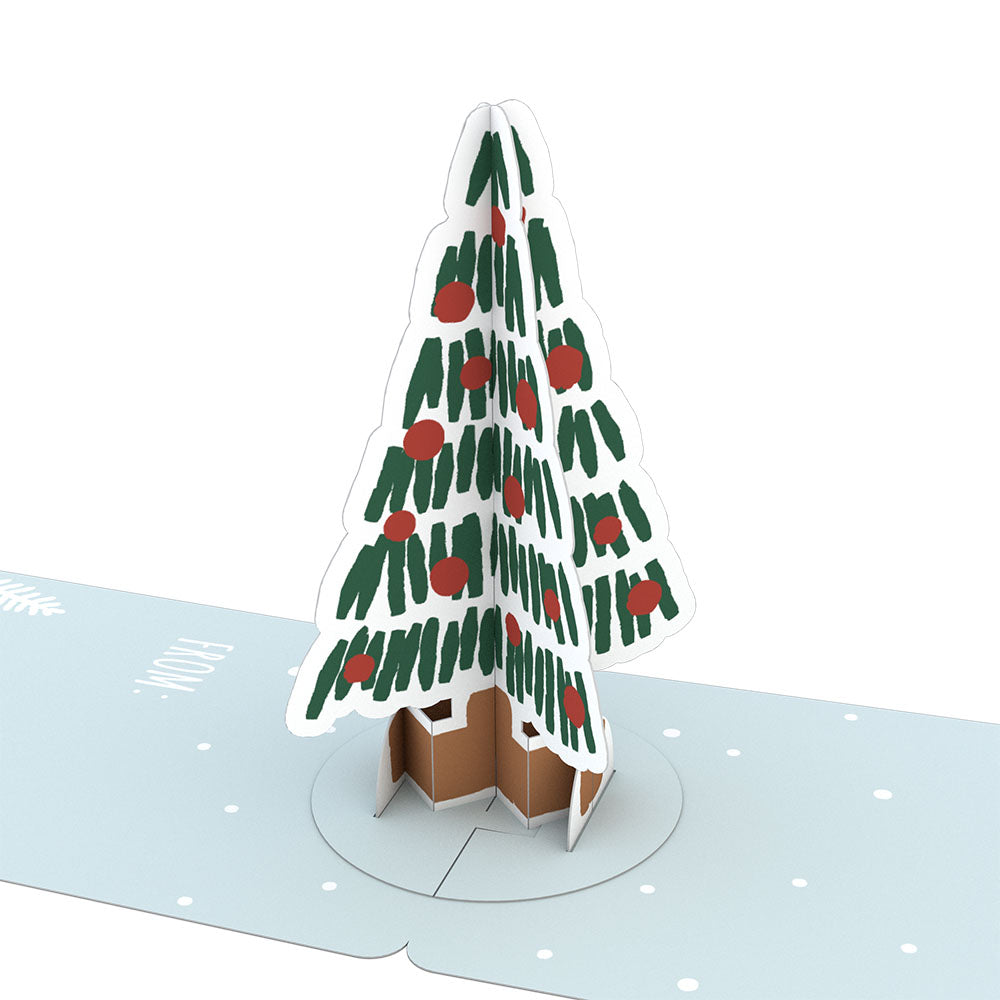 Gift Tag 4-Pack: Holiday Tree