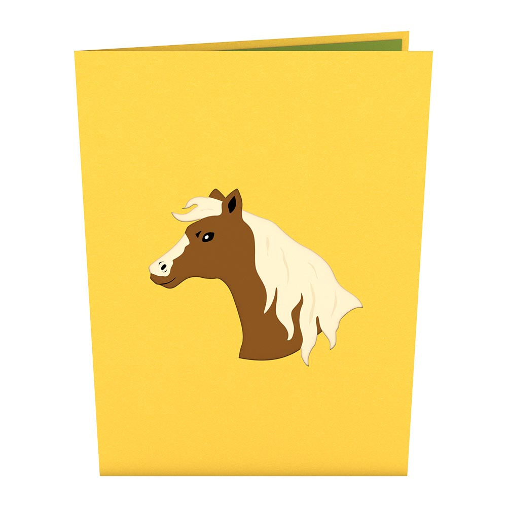 Horse Pop-Up Card