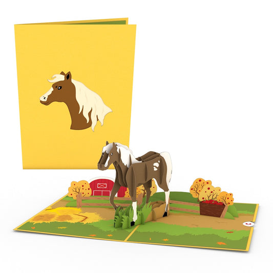 Horse Pop-Up Card