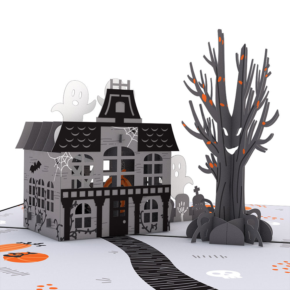Haunted House Pop-Up Card