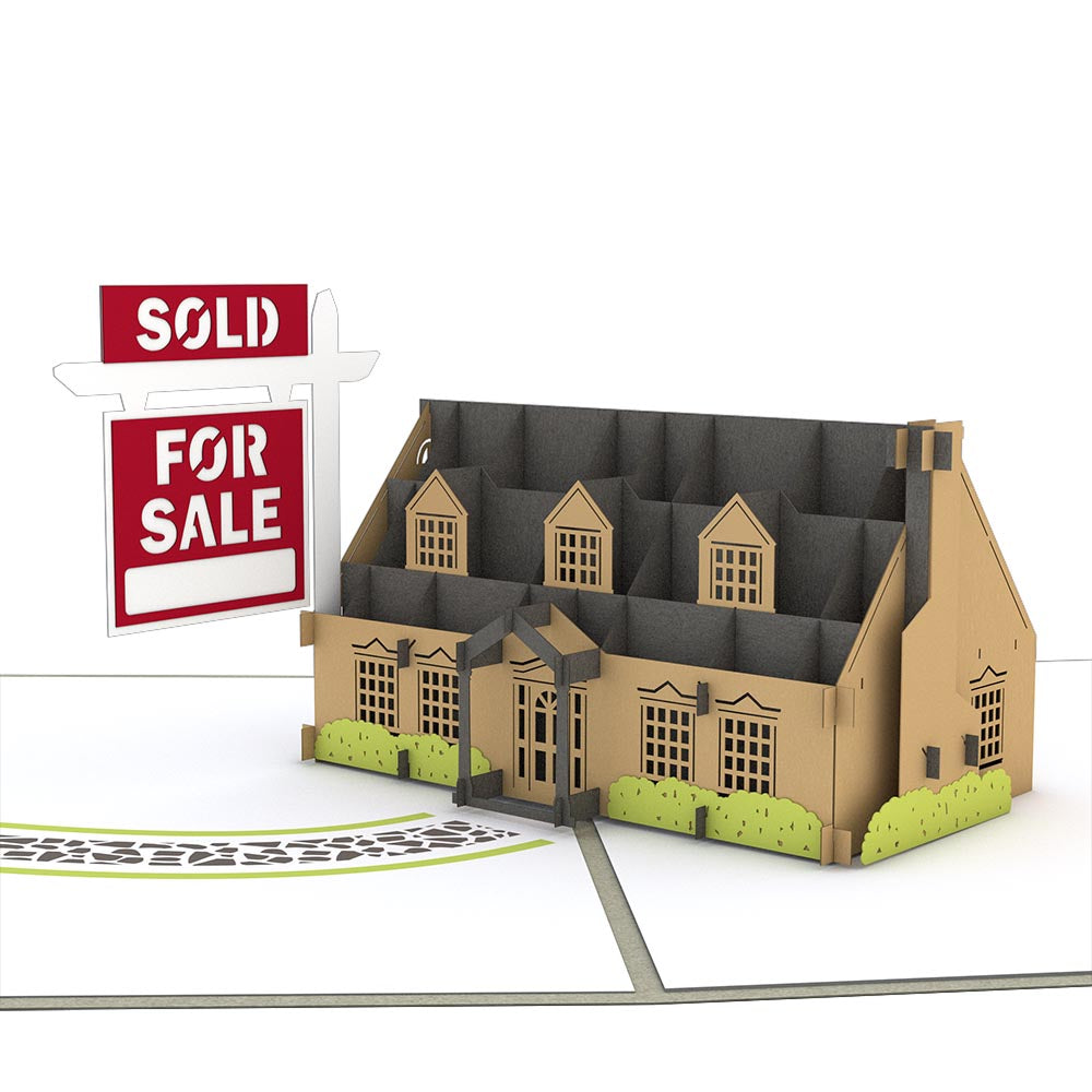 House For Sale Pop-Up Card