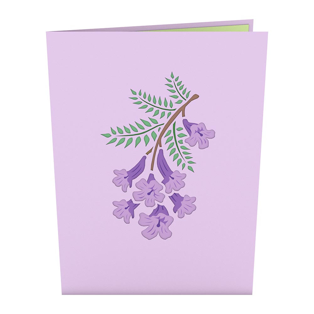Jacaranda Tree Pop up Card
