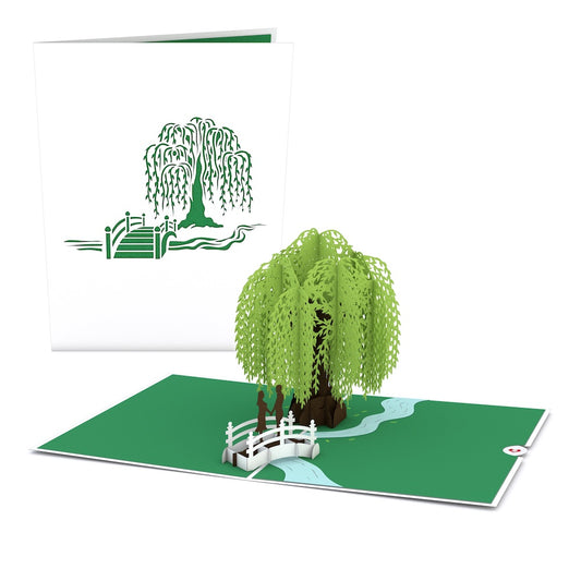 Willow Love Scene Pop-Up Card