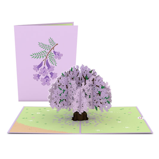 Jacaranda Tree Pop-Up Card
