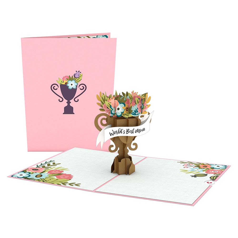 World's Best Mom Pop-Up Card