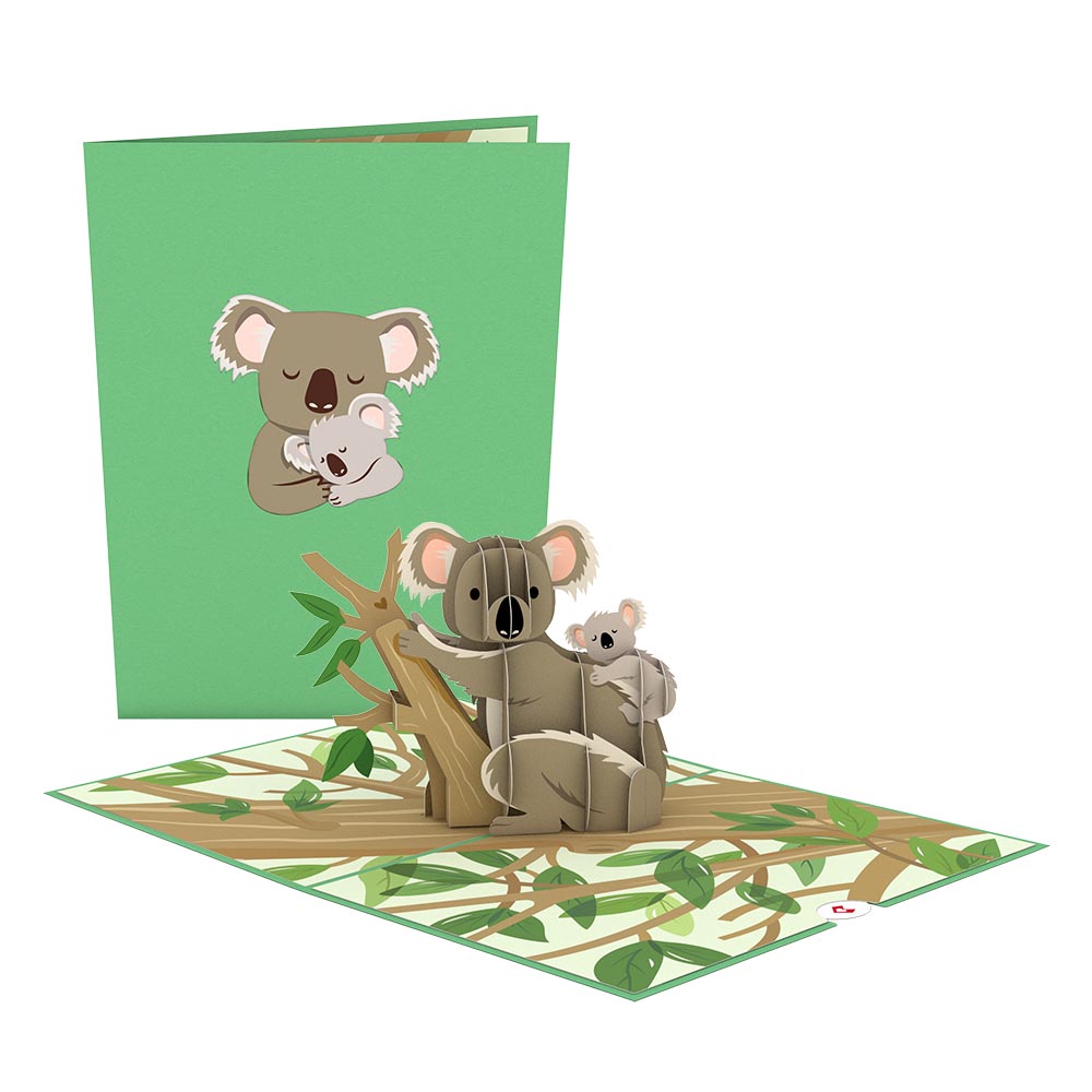 Koala Family Pop-Up Card
