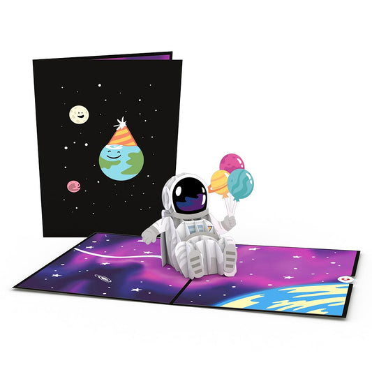 Space Birthday Pop-Up Card