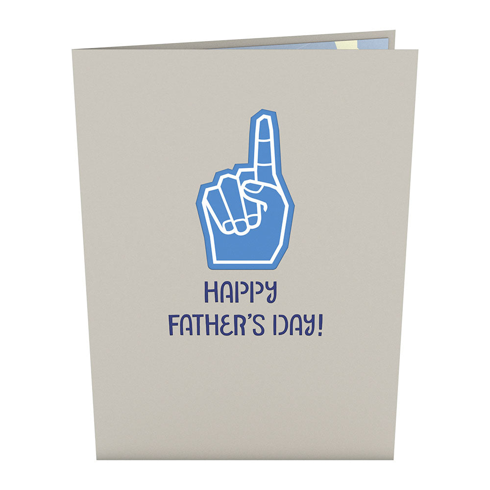 #1 Dad Pop-Up Card