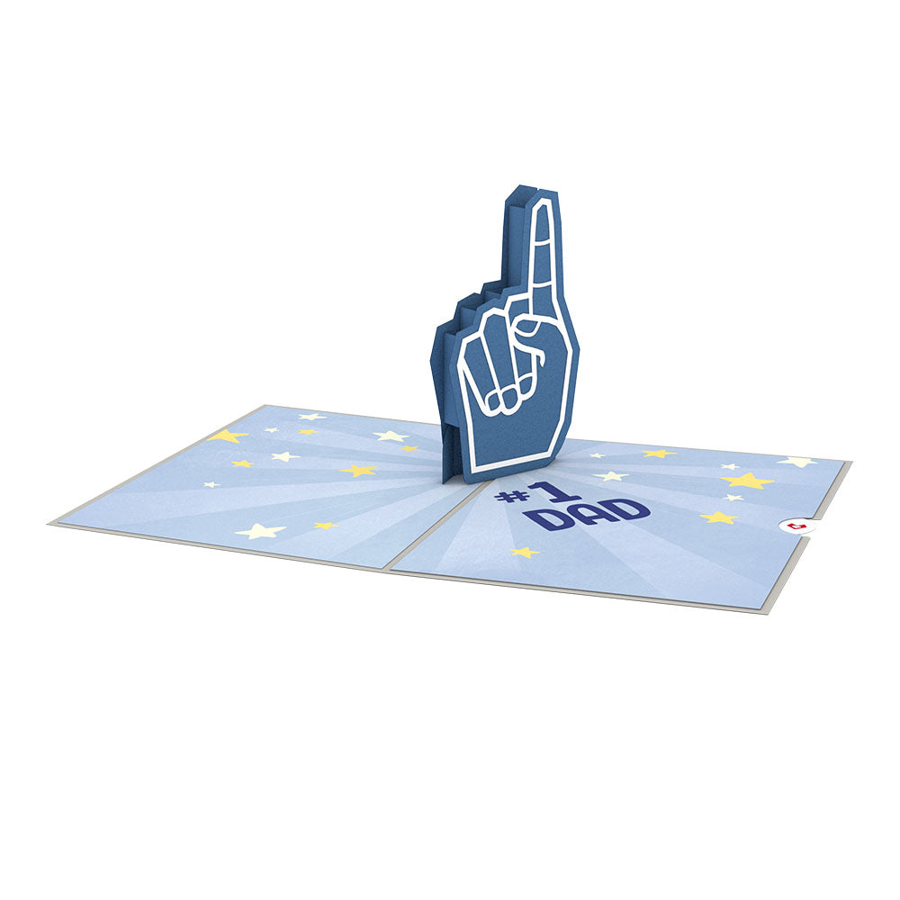 #1 Dad Pop-Up Card