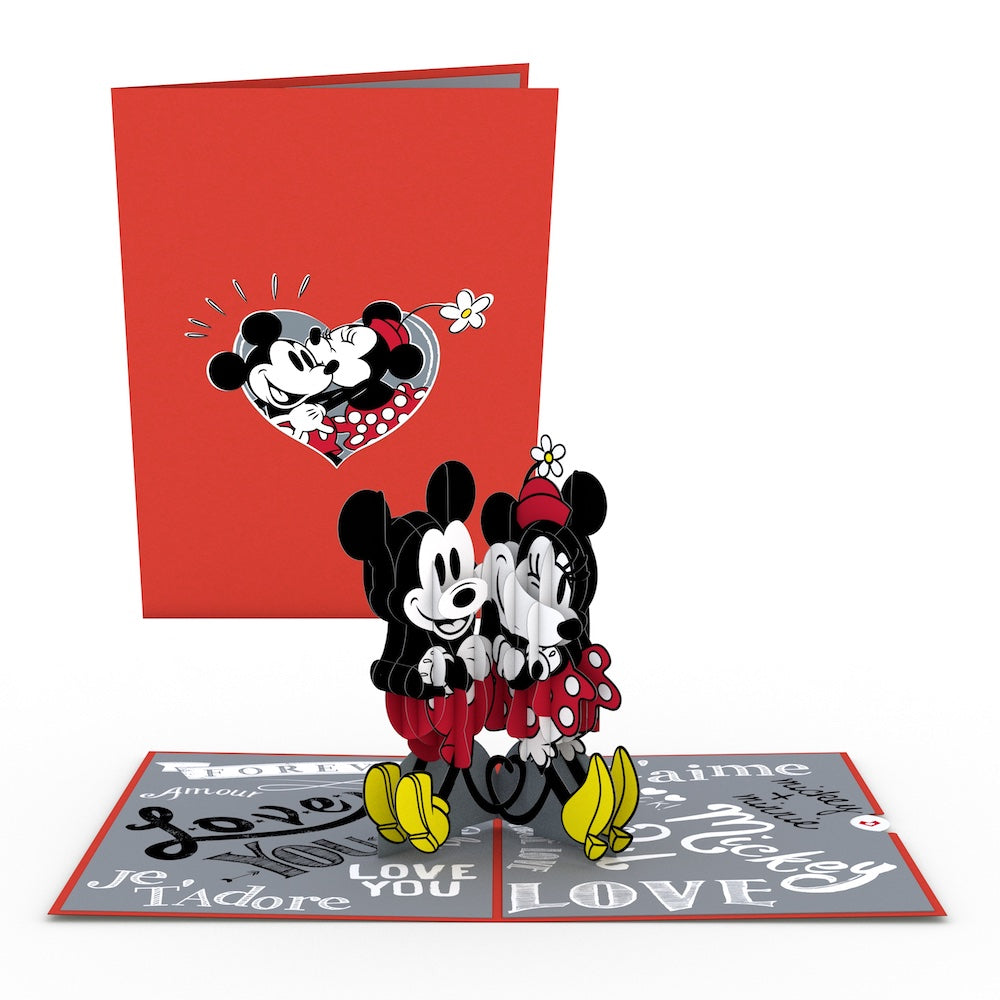 Disney's Mickey and Minnie In Love Pop-Up Card