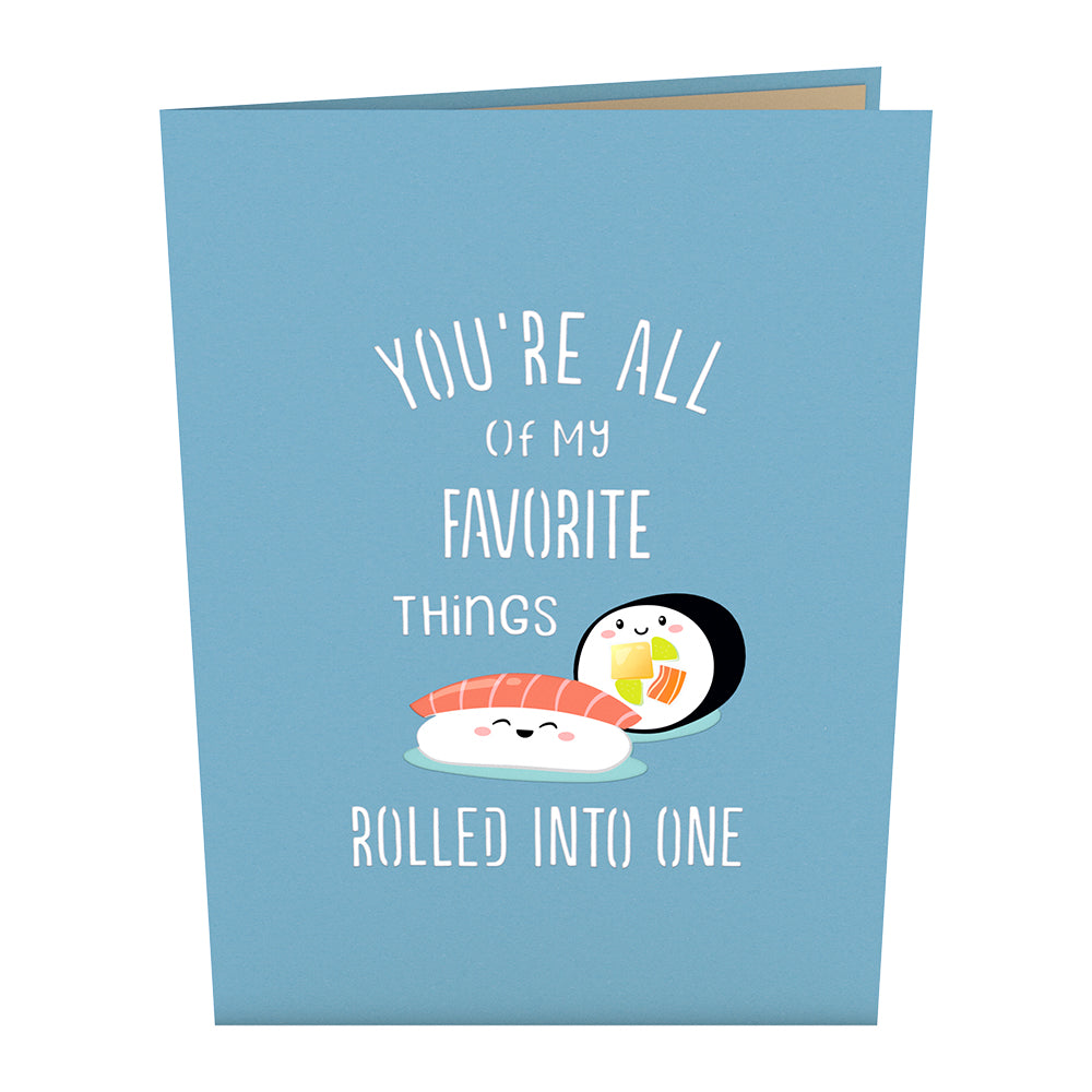 Sushi Pop-Up Card