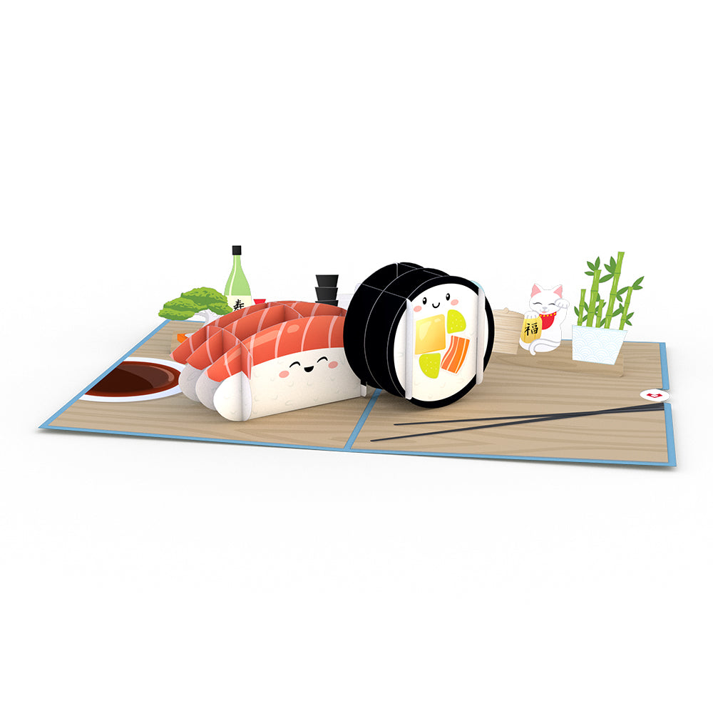 Sushi Pop-Up Card