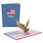 Patriotic Eagle Pop-Up Card