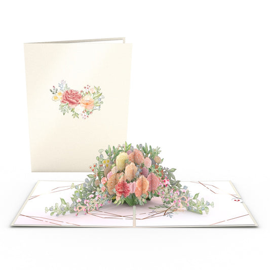 Wedding Florals Pop-Up Card
