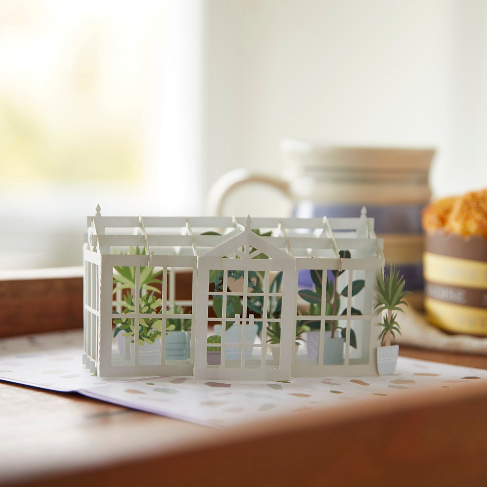 Greenhouse Garden Pop-Up Card