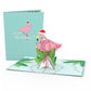 Festive Flamingo Pop-Up Card