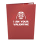 Star Wars™ Darth Vader™ Valentine Pop-Up Card