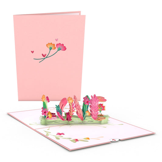 Floral Love Pop-Up Card