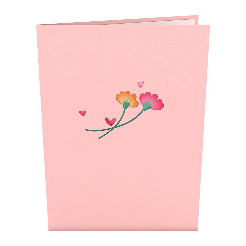 Floral Love Pop-Up Card