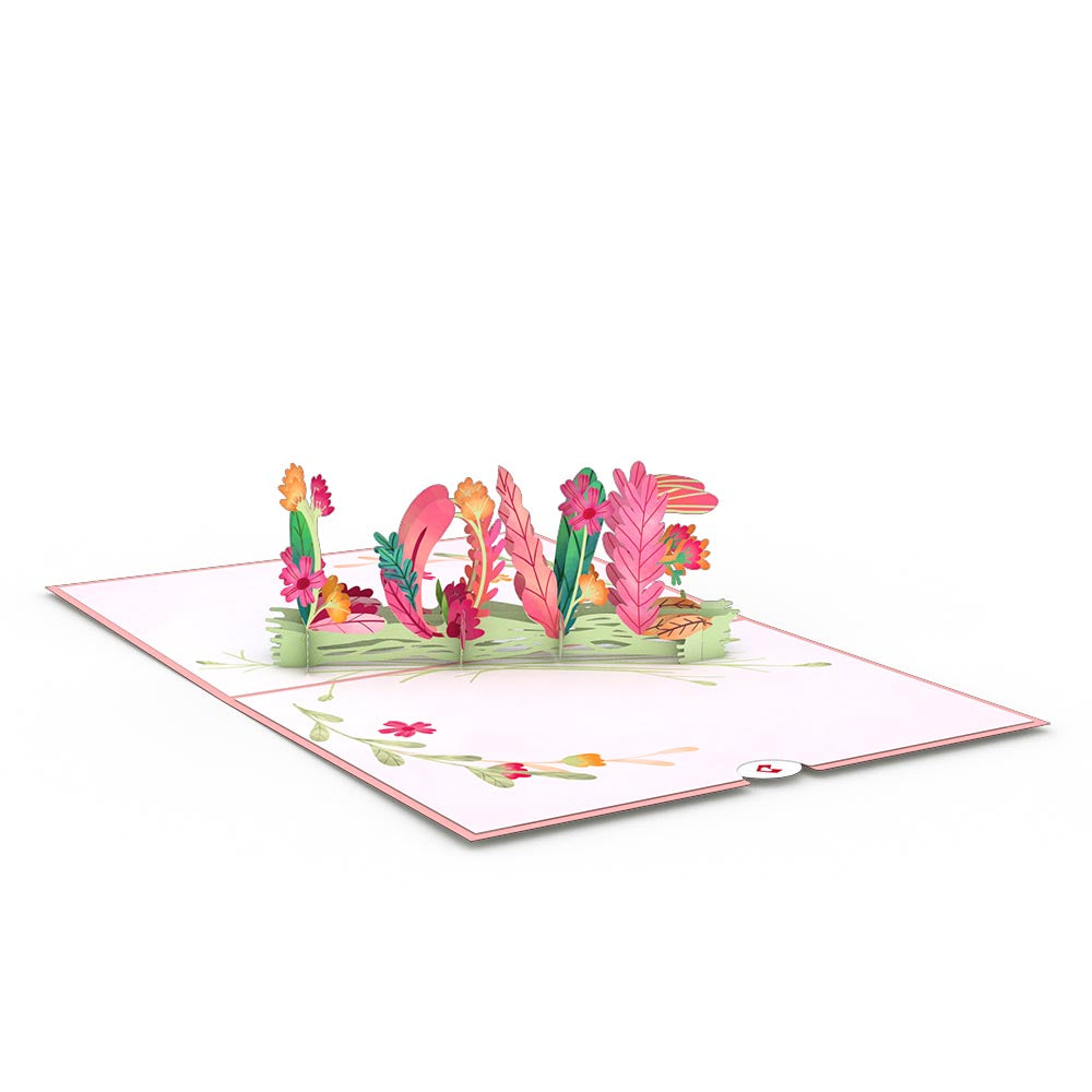 Floral Love Pop-Up Card