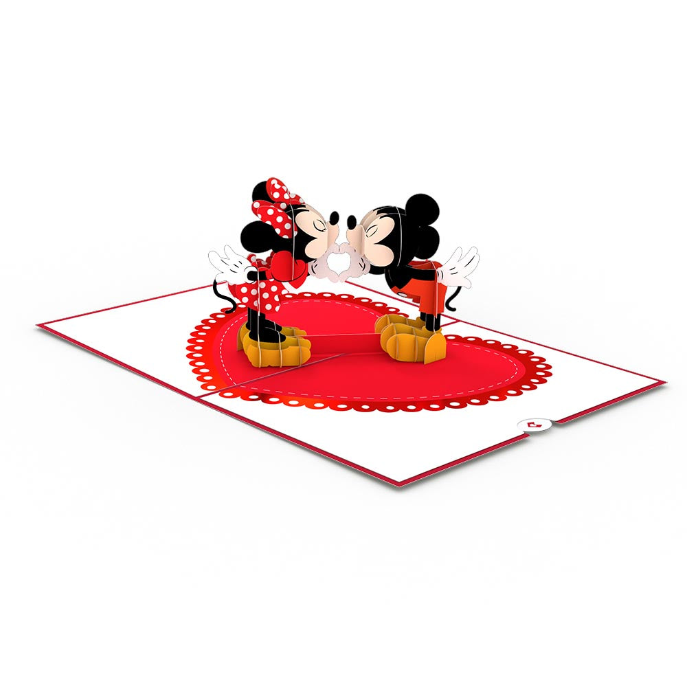 Disney's Mickey & Minnie Heart-to-Heart Pop-Up Card