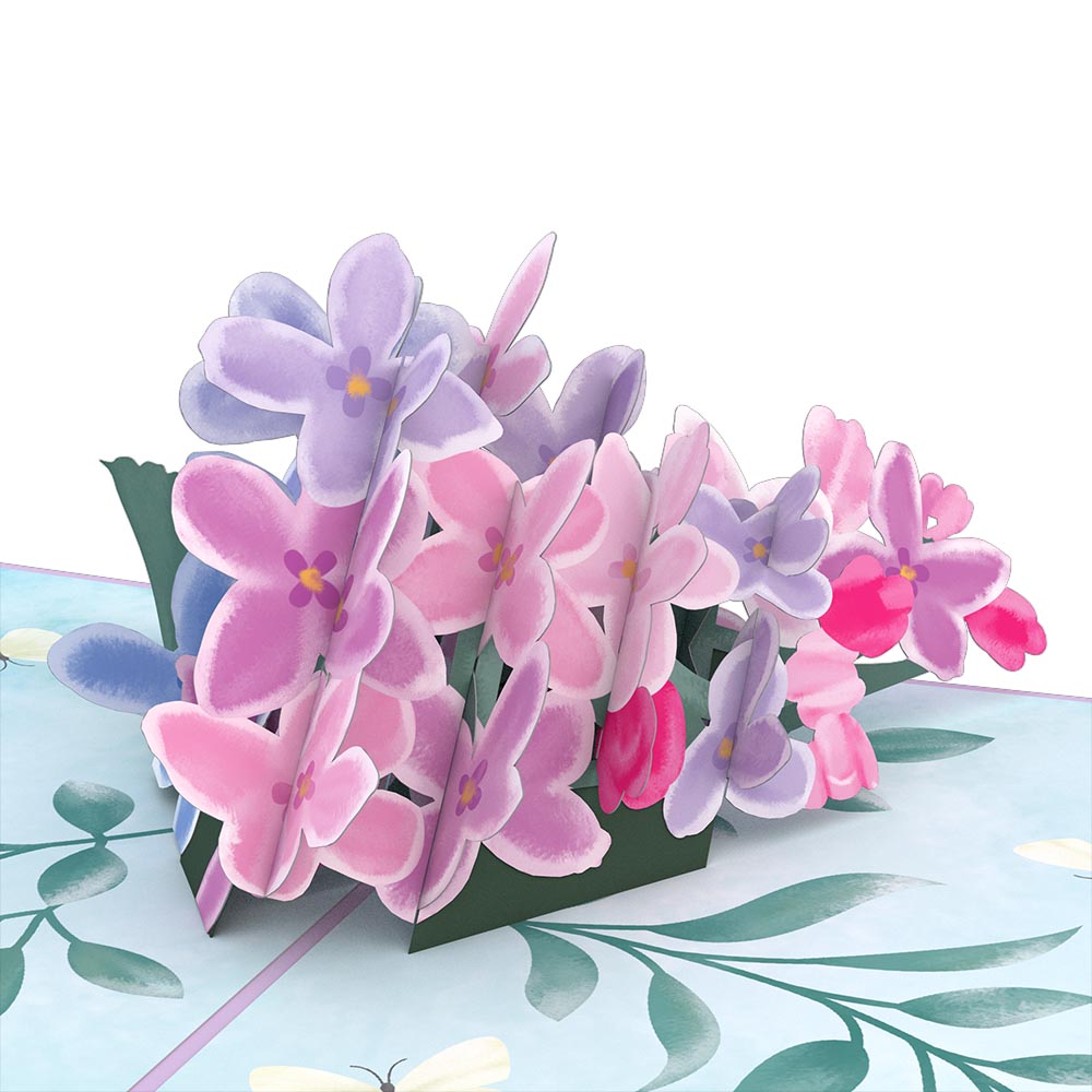 Mother's Lilacs Pop-Up Card