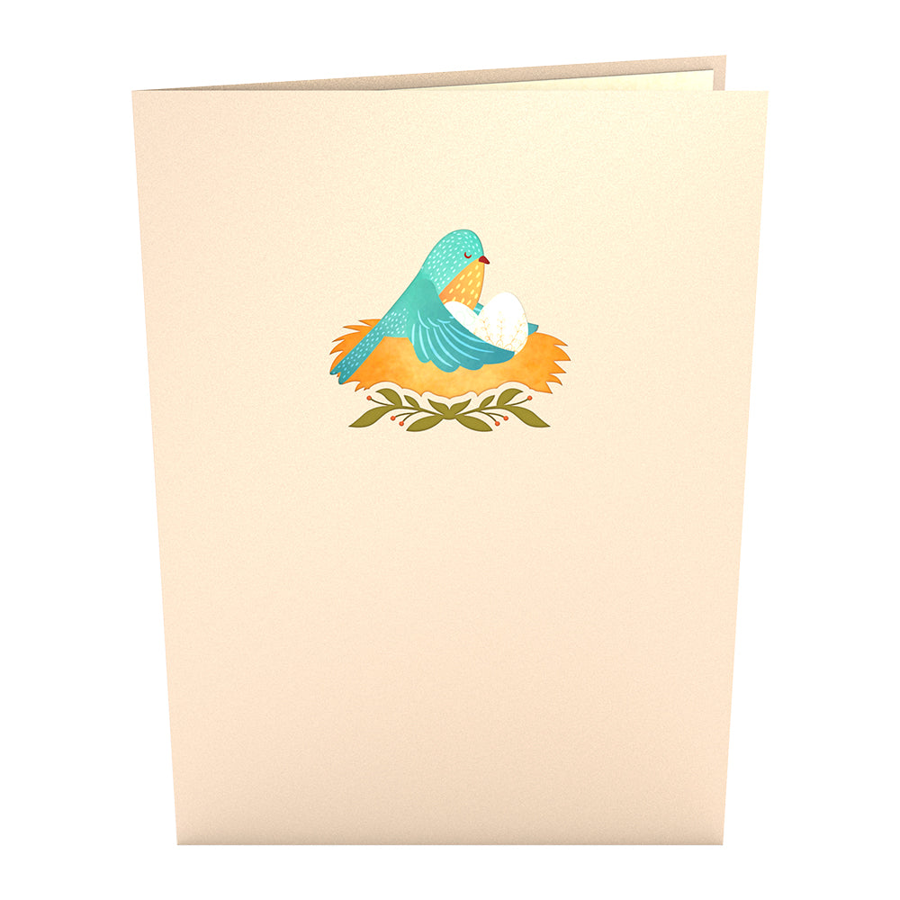 Birds Nest Pop-Up Card