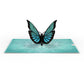 Mother's Blue Morpho Pop-Up Card