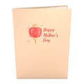 Mother's Day Red Sakura Pop-Up Card