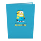Despicable Me You're One in a Minion Pop-Up Card